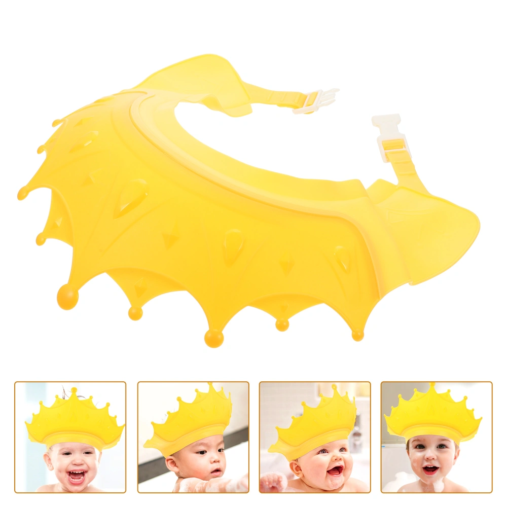 Baby Bathing Hat Adorable Baby Hair Shower Hat Waterproof Hair Wash Hat Portable Bathing Hat