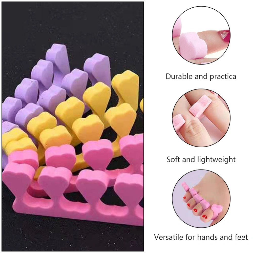 36Pcs Sponge Nail Toe Separator Manicure Finger Divider Salon Nail Art Tool