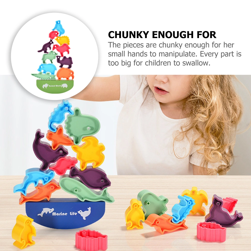 1 Set Dinosaur Building Blocks Toys Educational Stacking Toys Kids Toy Gift