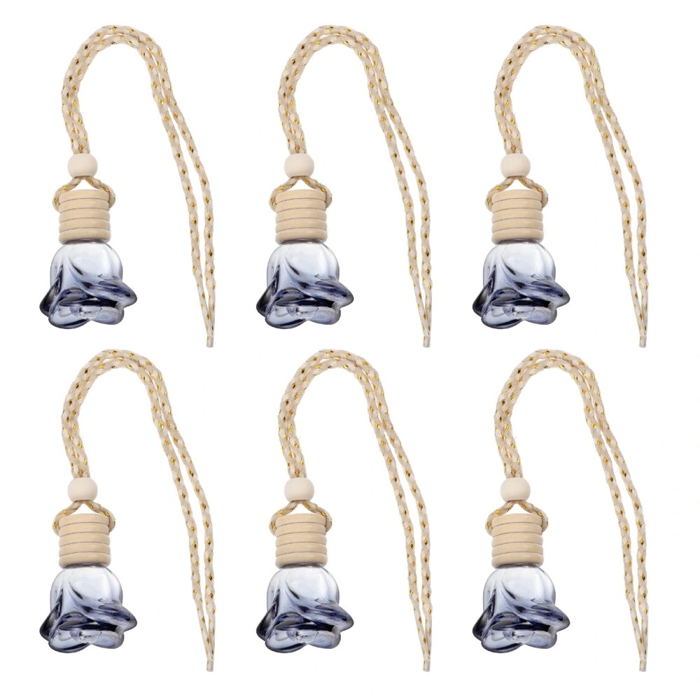 10pcs Car Hanging Perfume Bottle Empty Car Hanging Aromatherapy Bottles