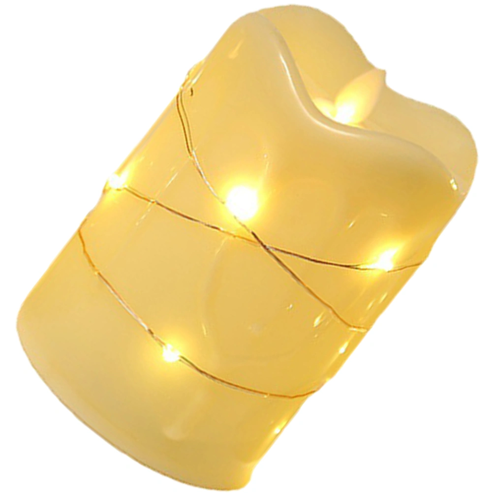 Christmas Candle Lamp LED Light Flameless Candle Christmas Party Decoration