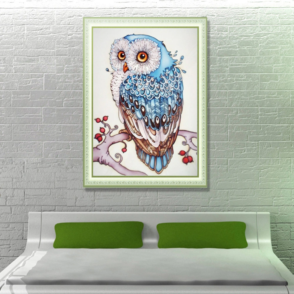 5D Animal Round Diamond Embroidery DIY Painting Handmade Cartoon Owl  Wall Decoration Cross Stitch Printing Craft Kits