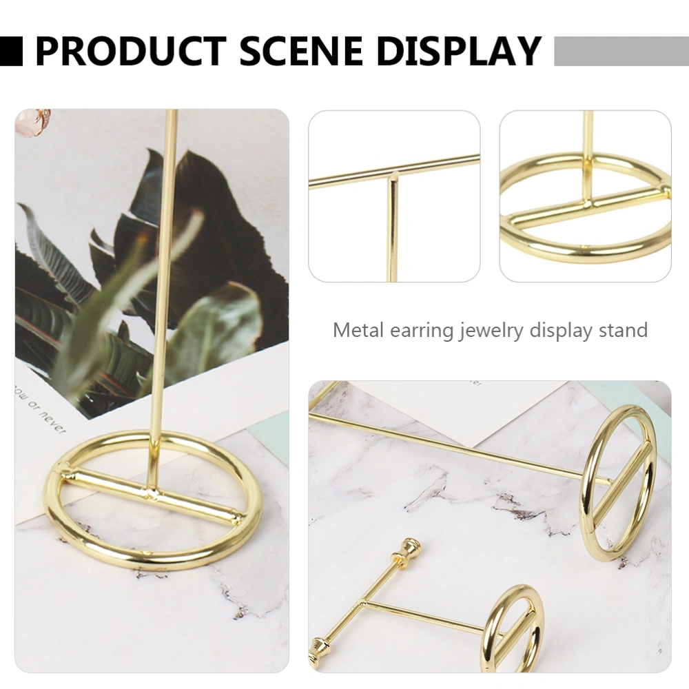 2pcs Exquisite Earrings Display Rack T-shape Display Rack Display Holder