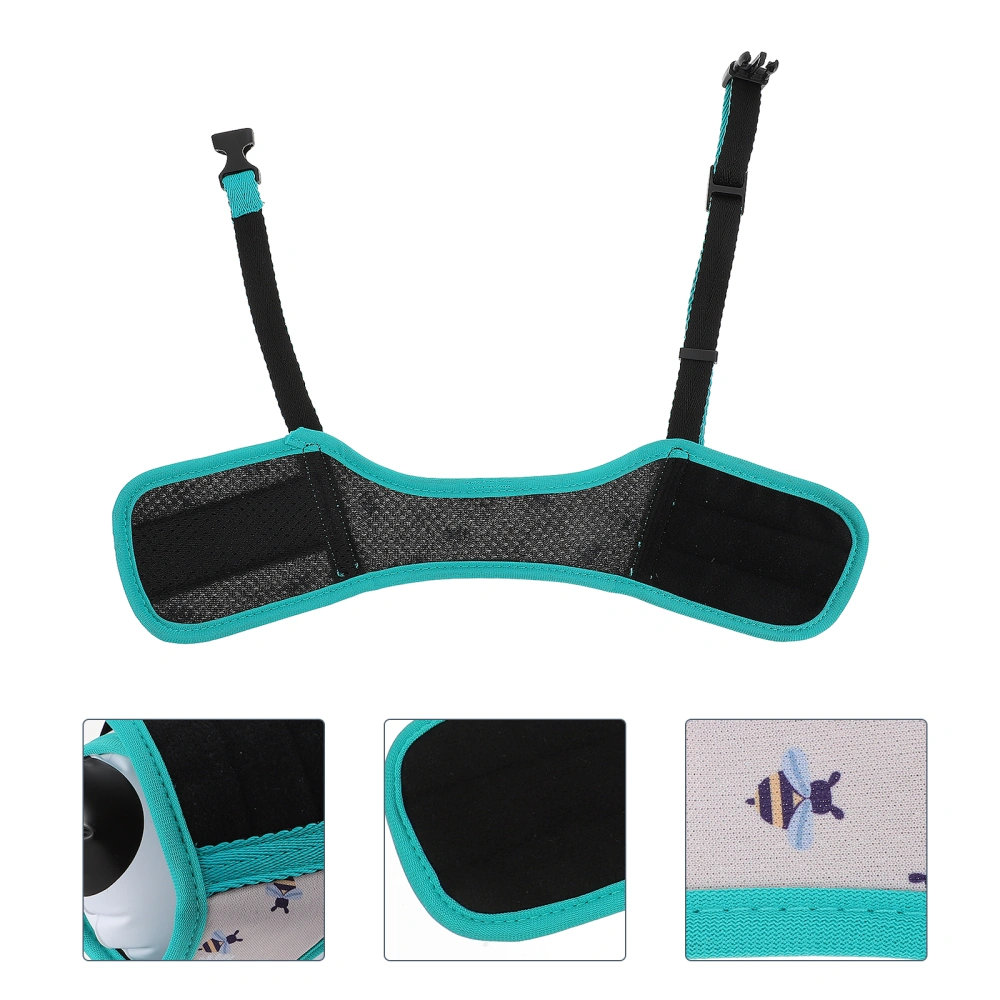 Polyester Pet Muzzle Adjustable Chewing Muzzle Anti-biting Printed Muzzle