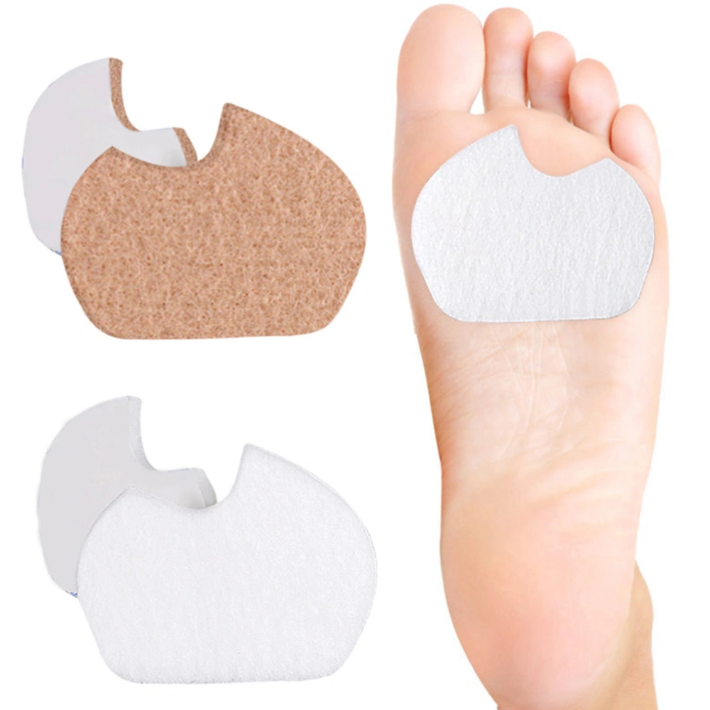 1 Set 8Pcs Multipurpose Felt Forefoot Pads High Heel Inserts Foot Cushions