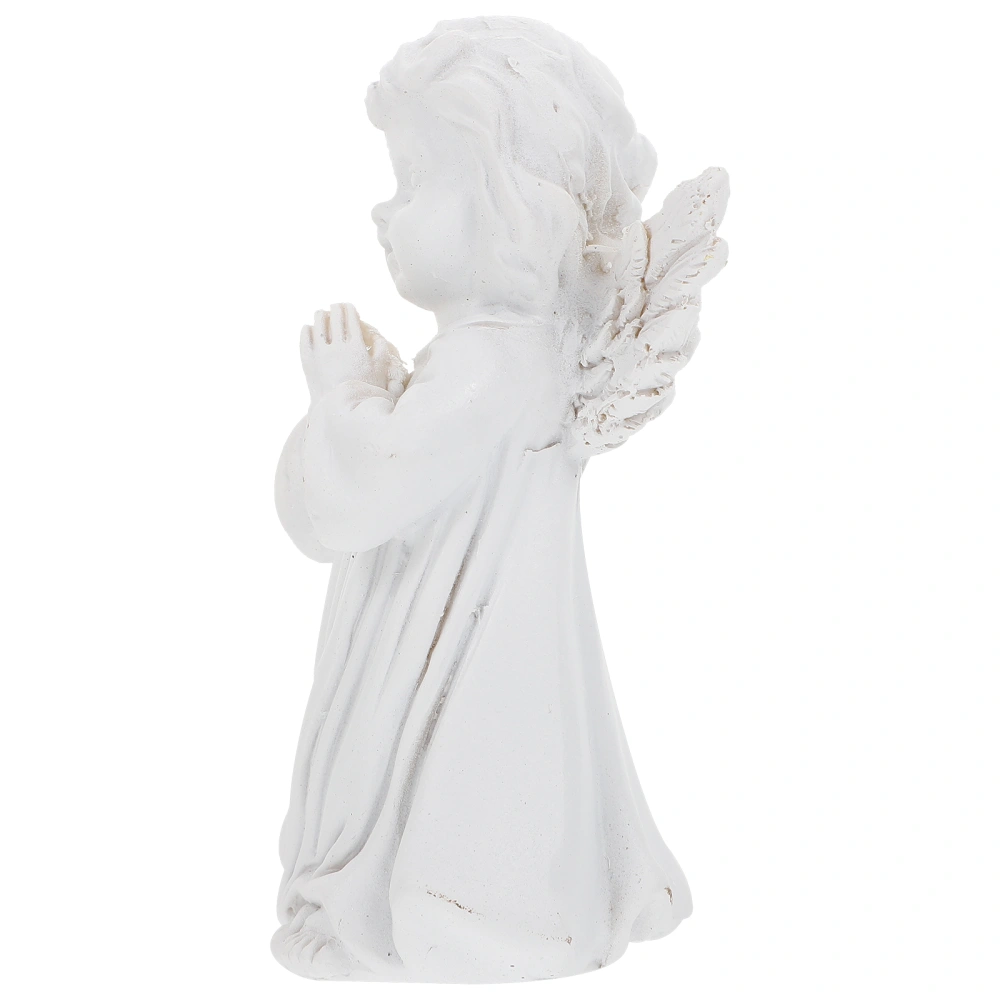 Exquisite Praying Angel Figurine Resin Craft Ornament Resin Figurine Decor