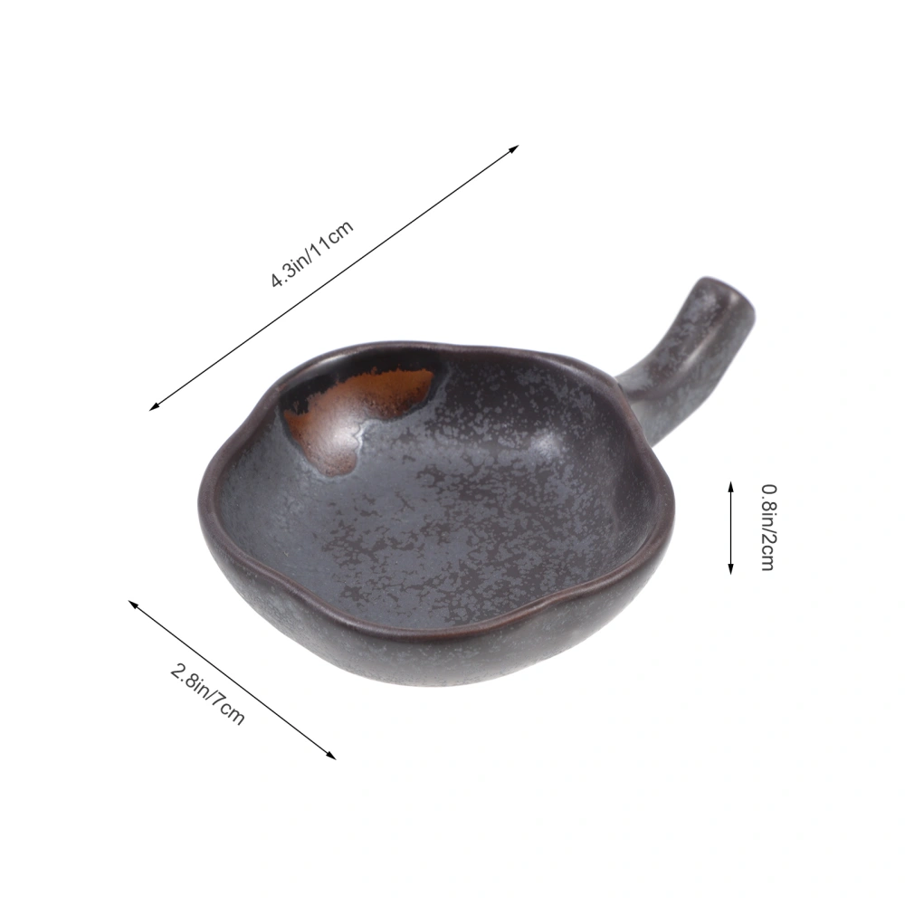 1pc Practical Dip Serving Dish Chopstick Rest Tableware Condiment Relish Plate