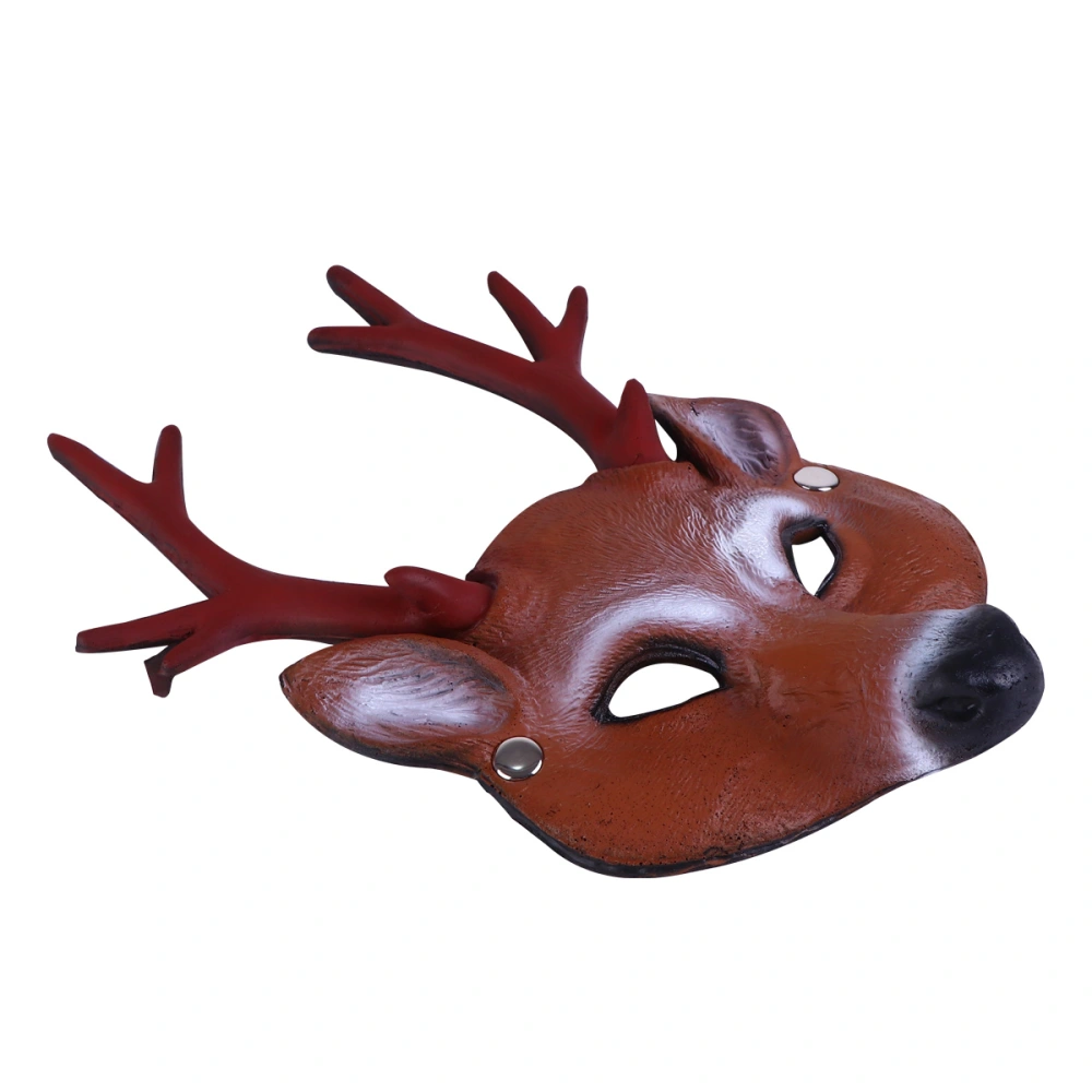 1Pc Unique Elk Mask Terrifying Headgear Face Cover Horror Dress Up Prop