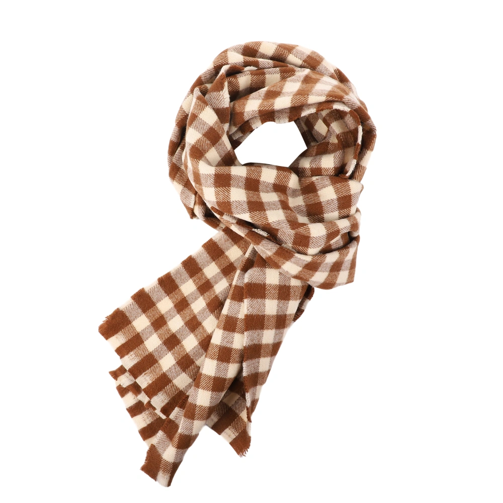 1pc Plaid Wrap Scarf Winter Autumn Shawl Comfortable Women Shawl Blanket Cape