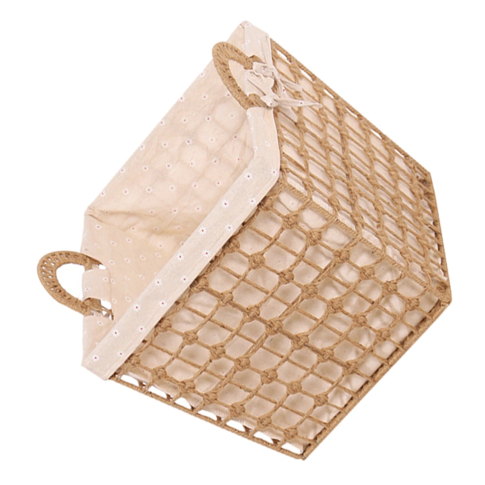 1pc Simple Cloth Bathroom Dirty Clothes Holder Storage Basket for Home Hotel