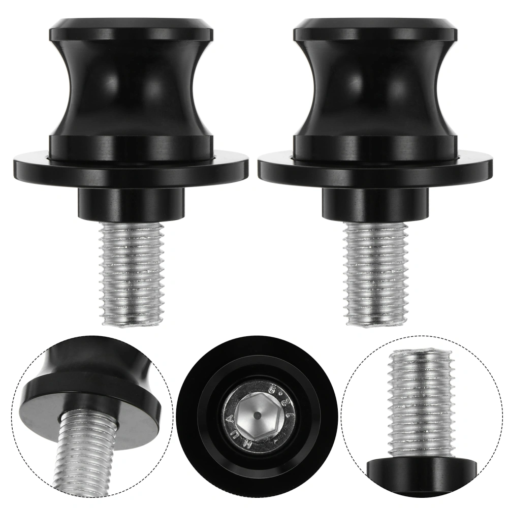 1 Pair Motorcycle Spools Slider Stand Screws Practical Guide Roller Slider Nails