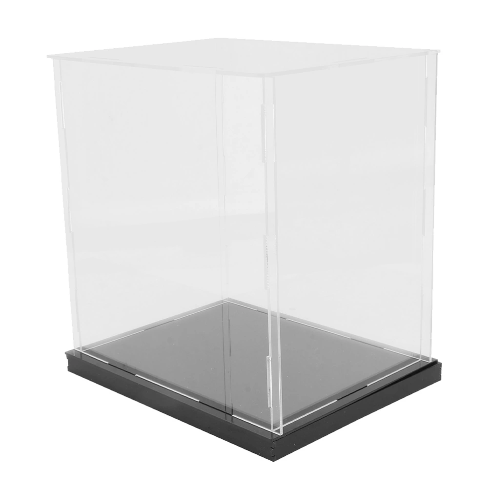 Clear Acrylic Display Case Assemble Countertop Box Cube Organizer Stand Showcase