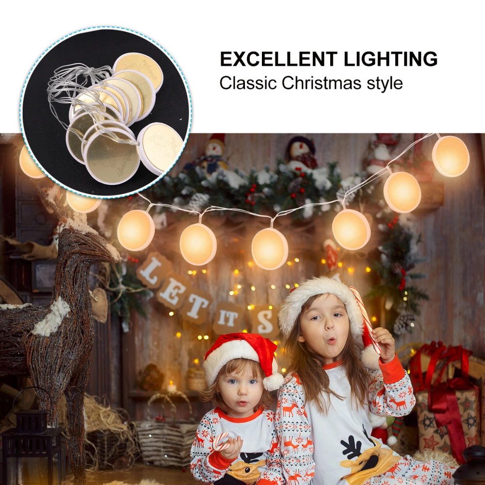 1pc Christmas String Light Decorative Party Light LED Light String Acrylic Light