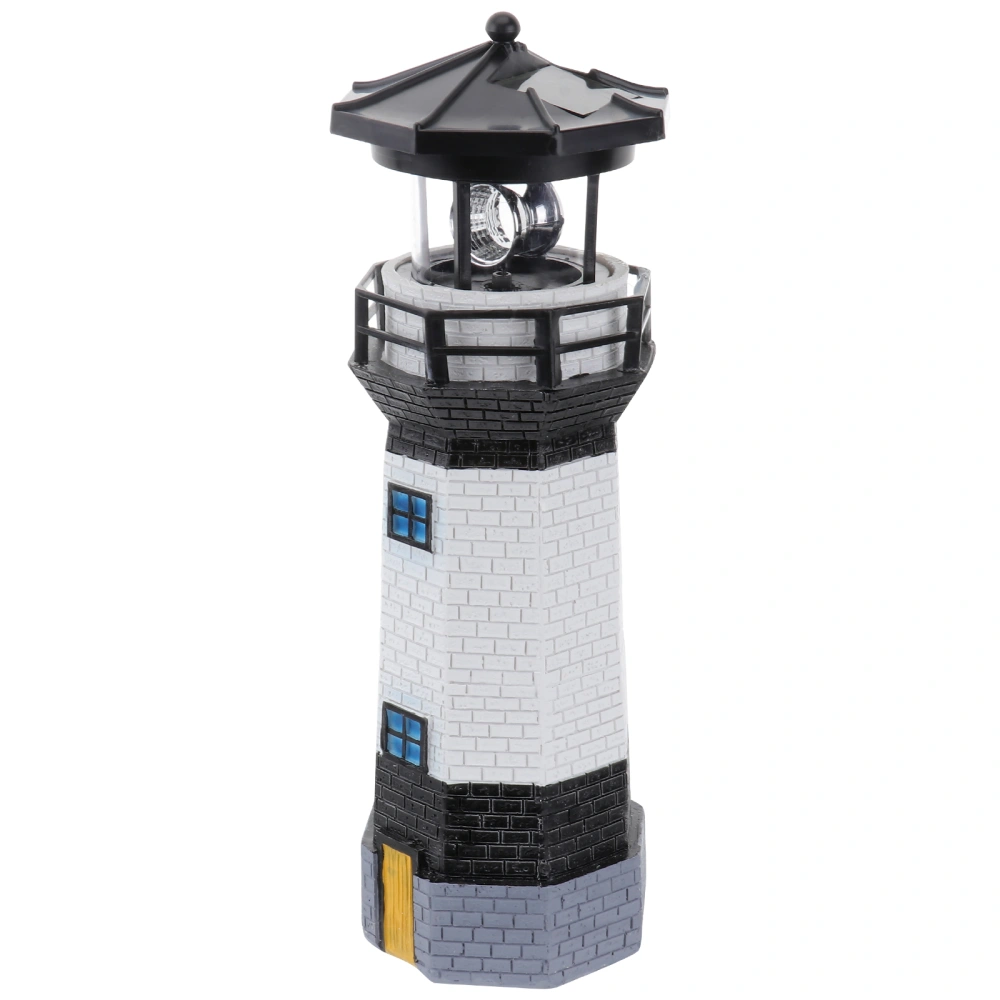 Chic Solar Lighthouse LED Lighthouse Adornment Interior Decoration Lighthouse