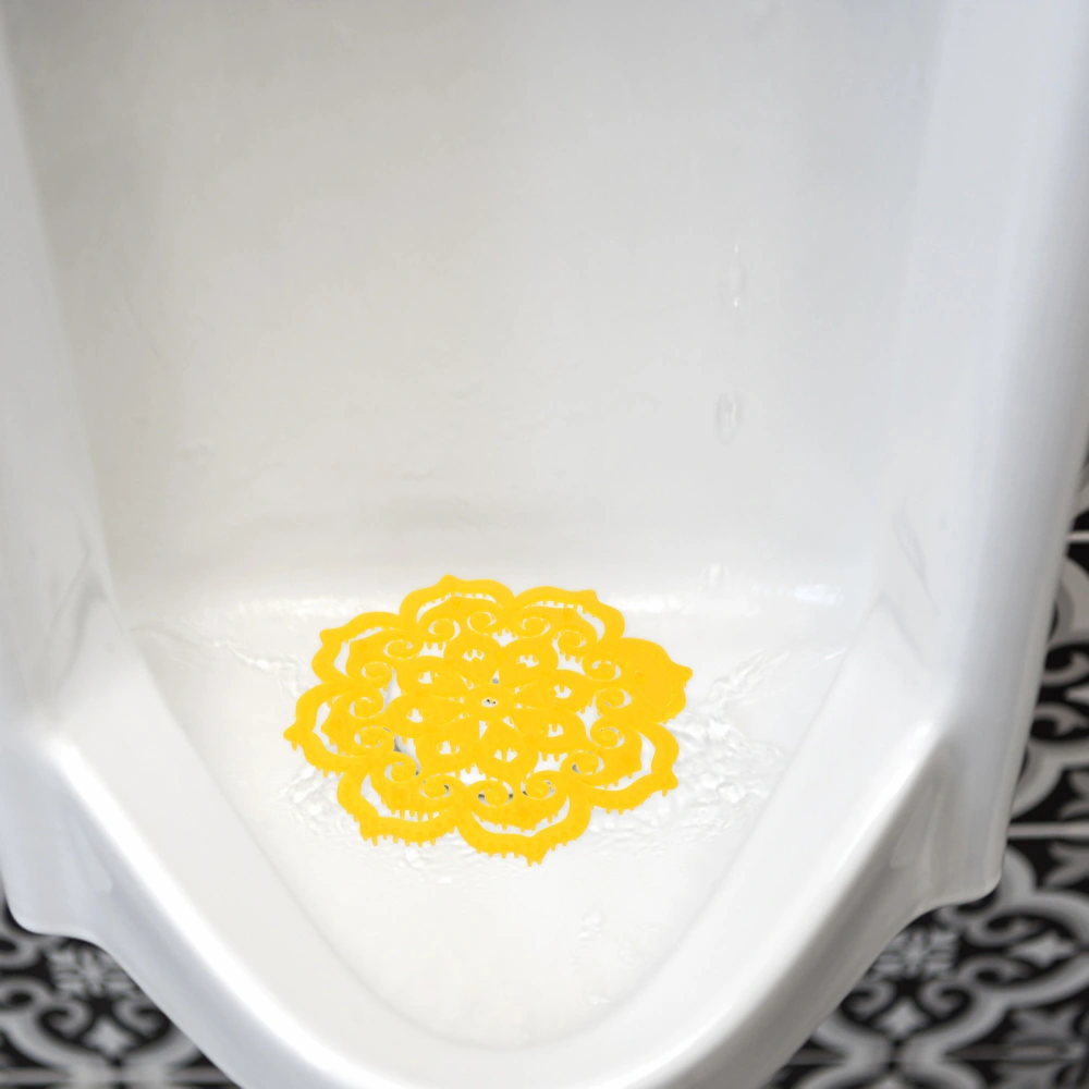 10pcs Anti-Splash Urinal Screen Non-Clogging Urinal Screens Deodorizer for Bathroom