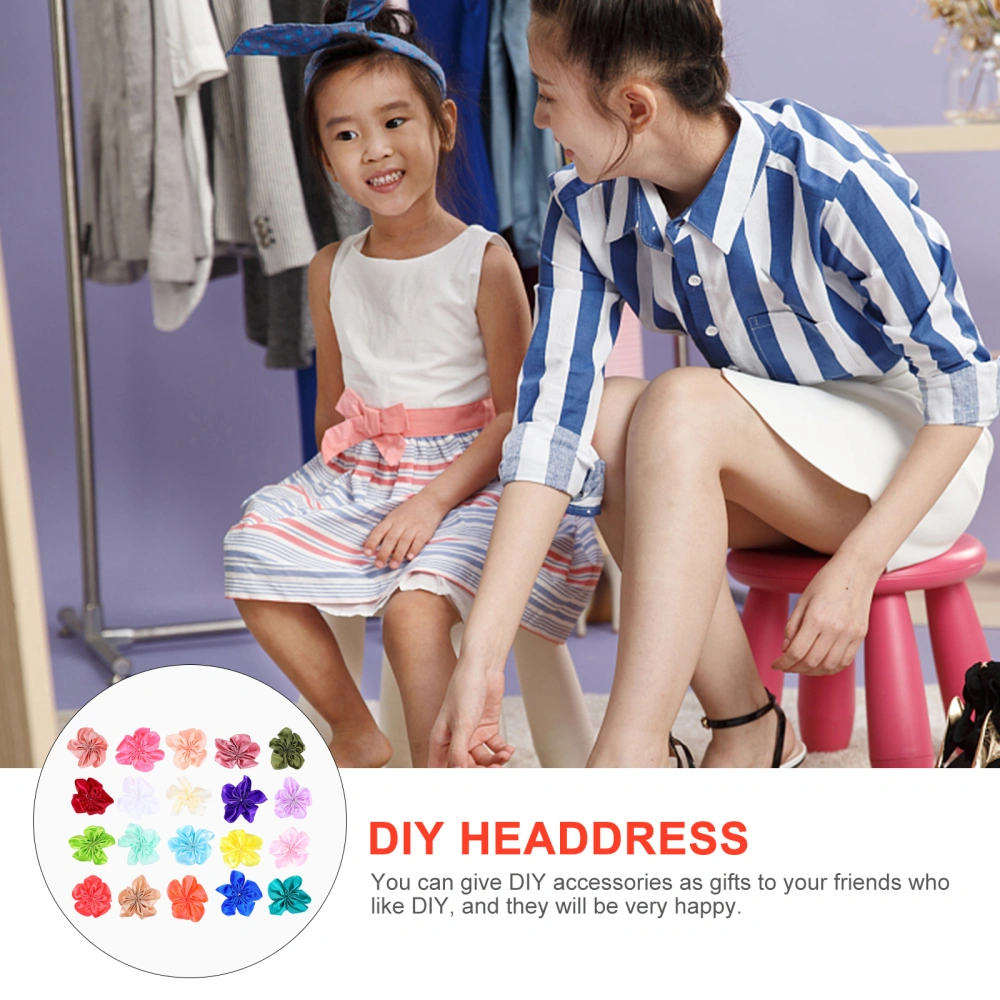 20 Pcs DIY Kids Headdress Hair Clip Charms Girls Hair Accessories(Random Color)