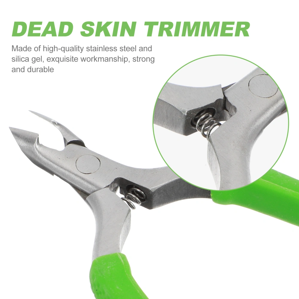 Practical Dead Skin Removing Tool Sturdy Dead Skin Barb Trimmer (Green)