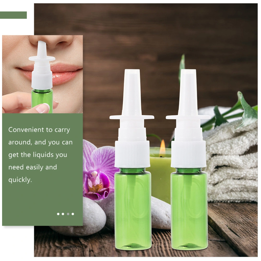 20Pcs Nasal Spray Bottle Portable Cosmetic Spray Bottle Empty Nasal Spray Sub Bottle