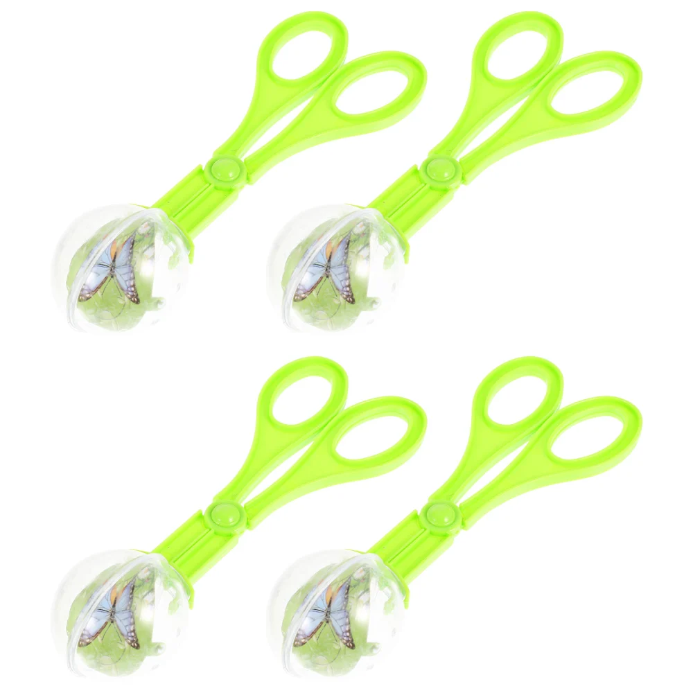 6Pcs Hamster Poop Scoop Insect Catch Tool Hamster Toilet Scoop Small Plastic Scoop for Small Pet