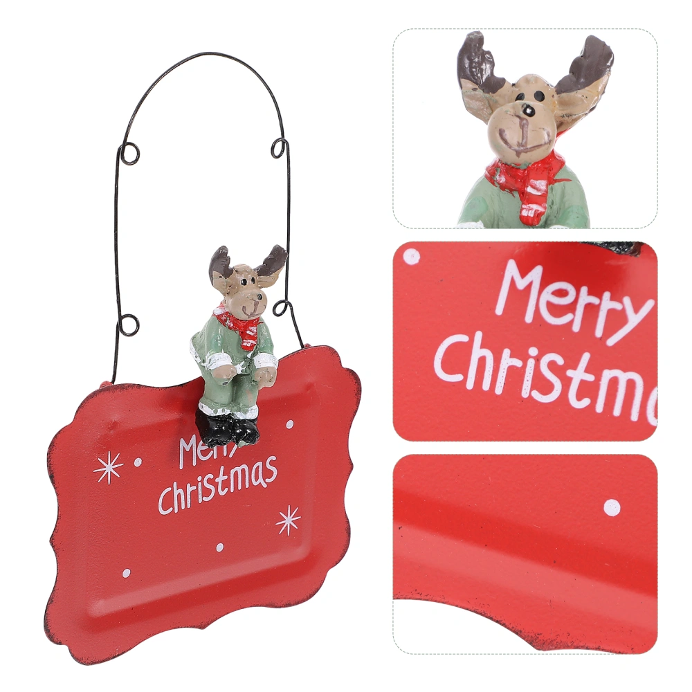 Christmas Sign Front Door Hanging Sign Wall Decor Christmas Home Decoration
