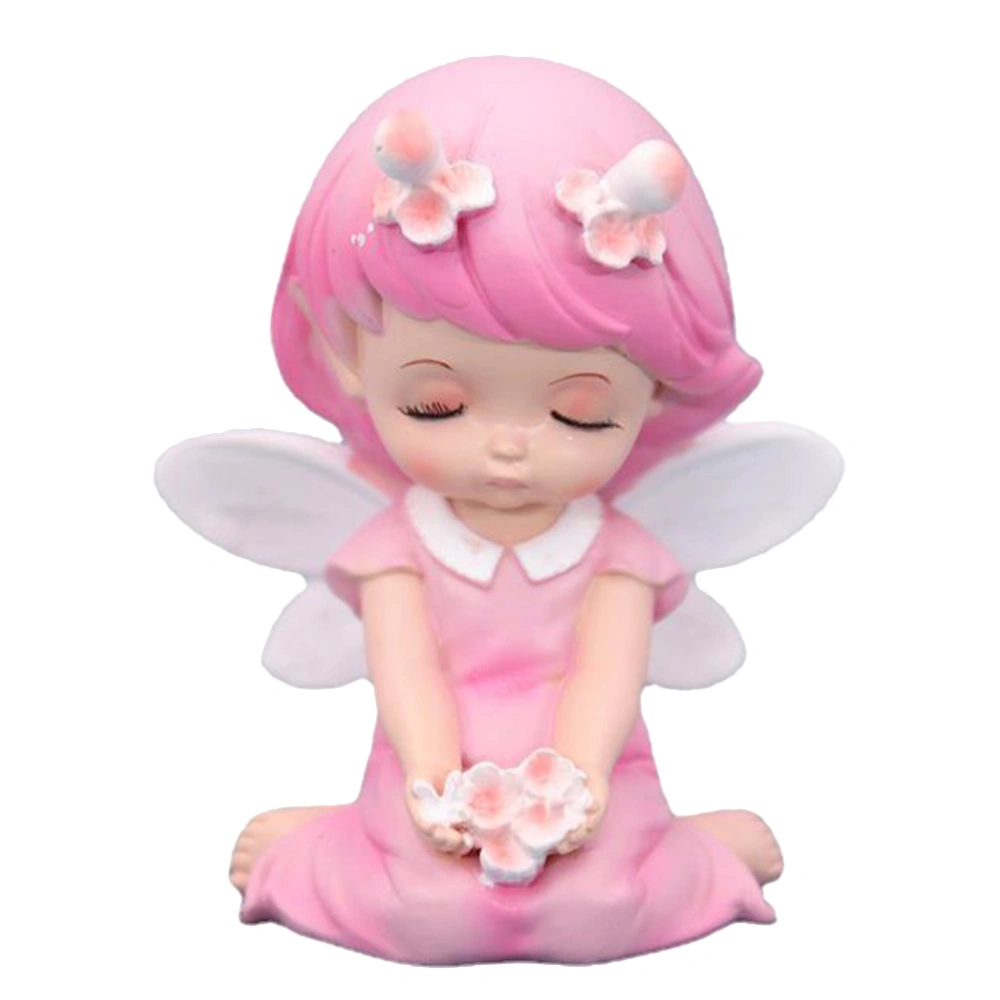 Angel Girl Cake Decoration Lovely Desktop Ornament Chic Car Decoration