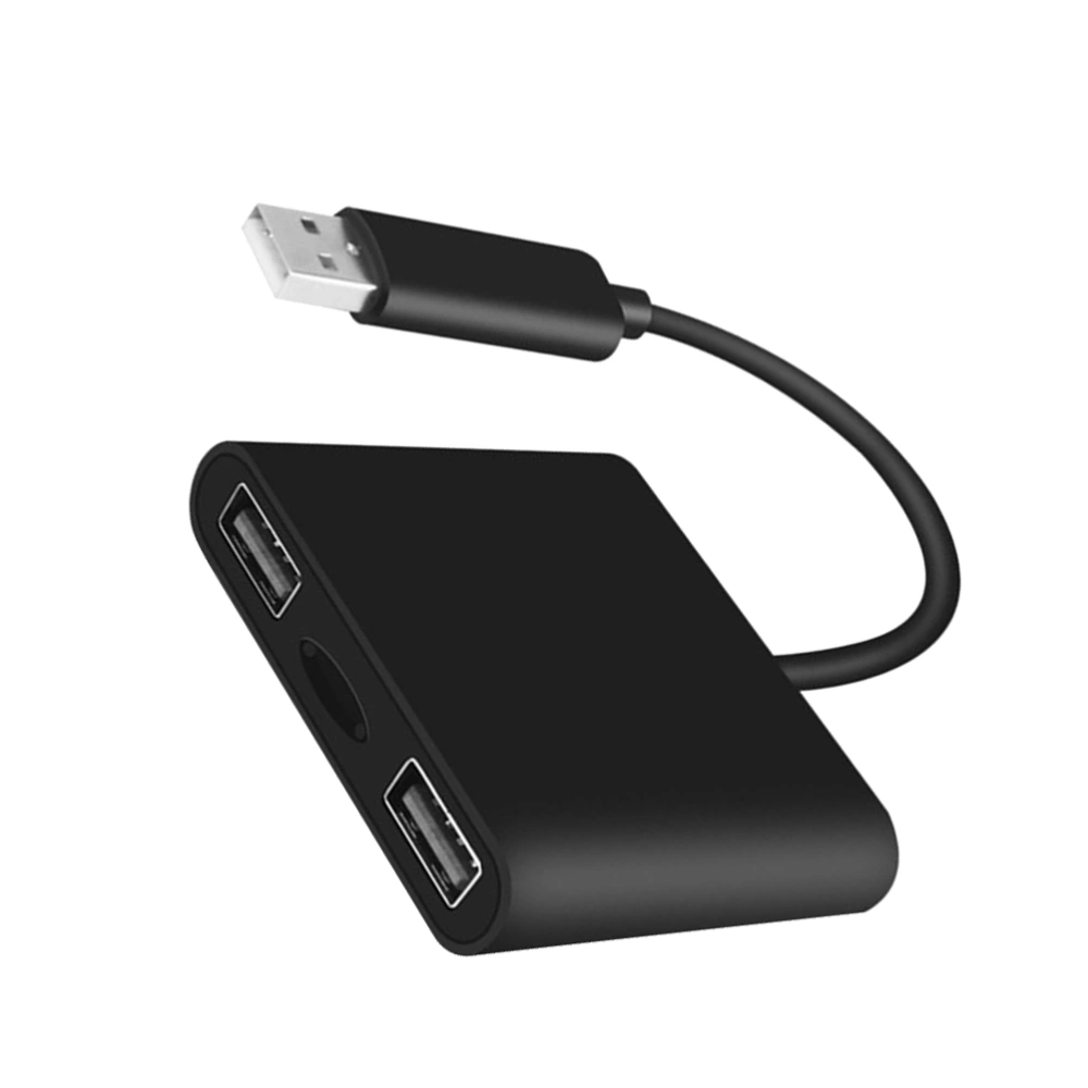 Game Controller USB Converter USB Hub Adapter Compatible with Playstation 4 Switch One (Black)