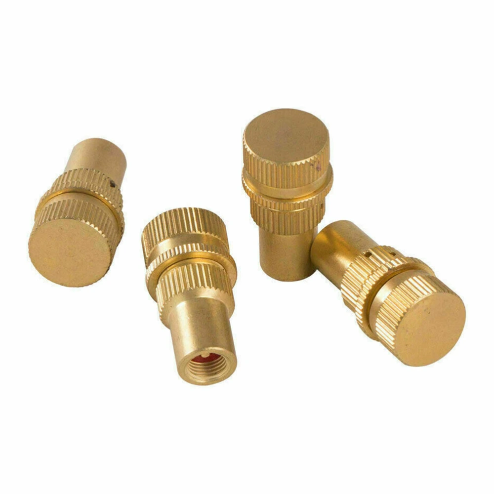 4pcs Universal Off-road Car Brass Desert Tire Deflators Kit Automatic Tyre Deflator Pressure Reducing Relief