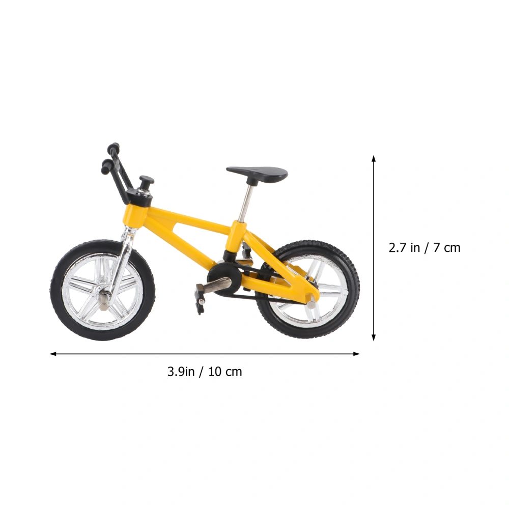 1Pc Mini House Model Simulation Bike Mountain Cycle Miniature Decoration Prop