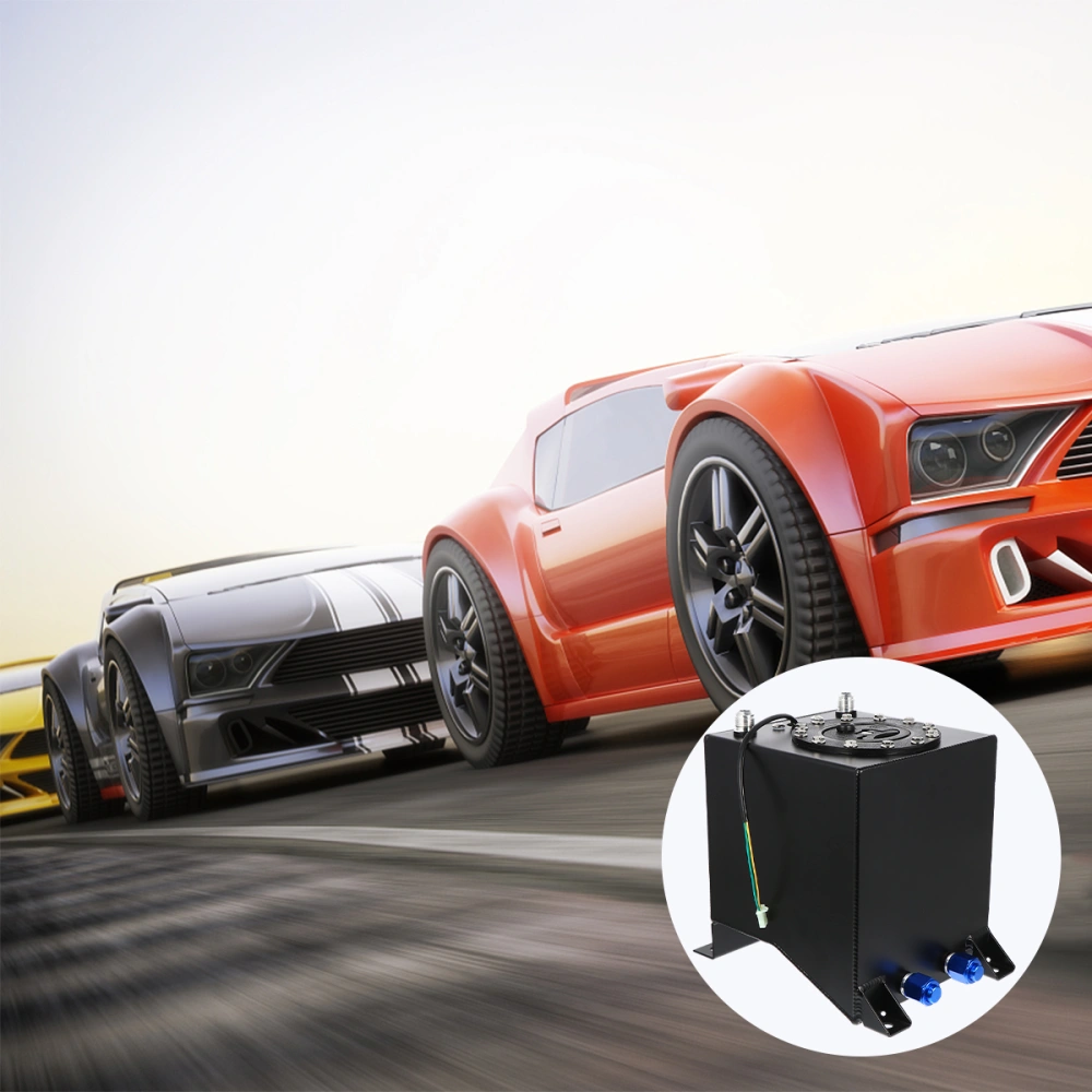 20L Aluminum Alloy Fuel Tank Adjustable Stress Gasoline Box Racing Car Supply