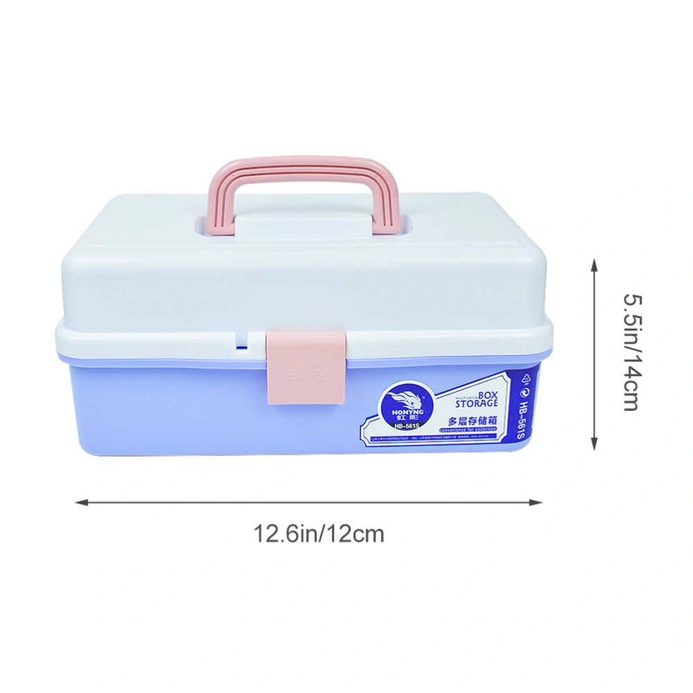 Thickened Nail Art Tool Storage Box Hand-held Storage Box Stationery Box