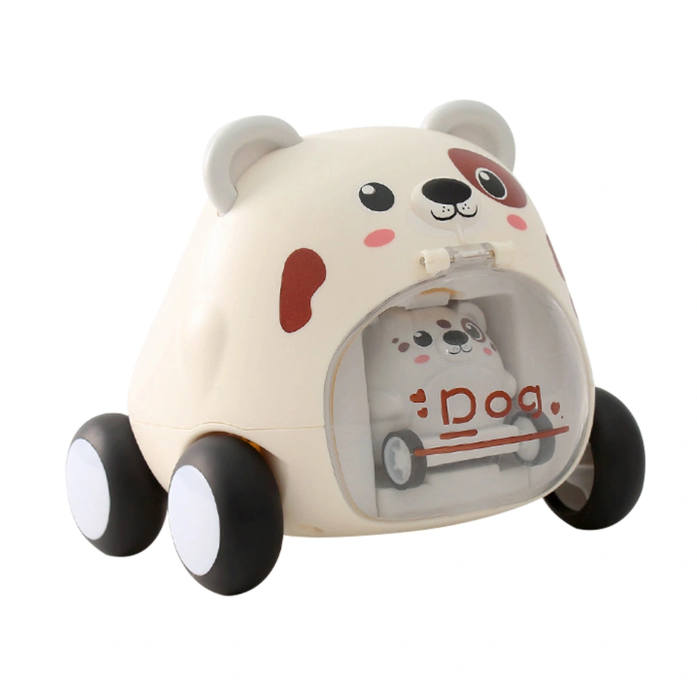 Cartoon Inertia Baby Toy Press Catapult Car Toy Early Educational Plaything