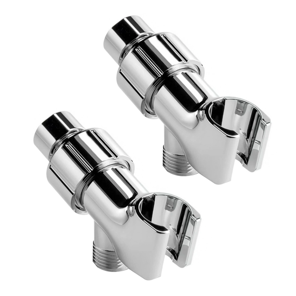 2pcs Shower Head Holders American Three-way Water Dividers for Bathroom Use