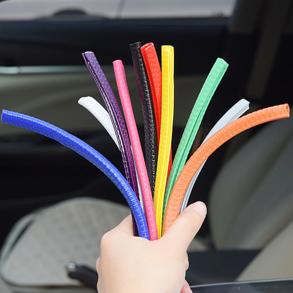 Car Door Guards Trim Rubber Seal Protection Car Seal Strips (Grey)