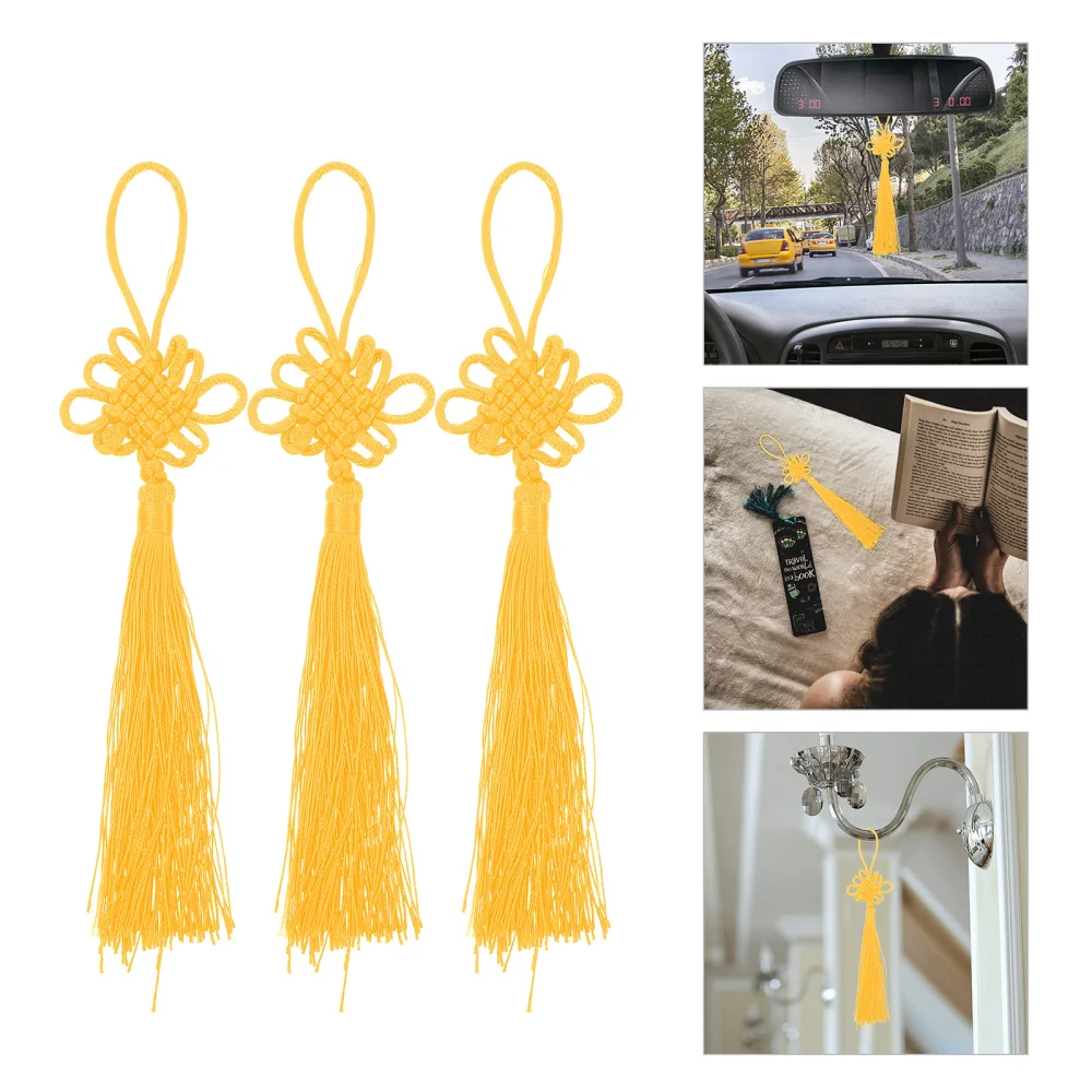 50pcs Spring Festival Pendants Exquisite Chinese Knot Pendants DIY Ornaments