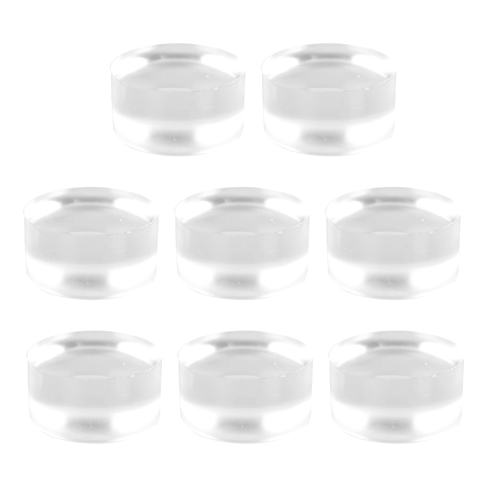 8Pcs Nail Transparent Seals DIY Transfer Work Manicure Stampers for Salon