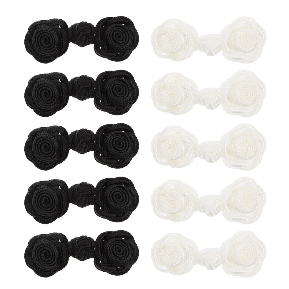 20 Pairs Cheongsam Closure Fastener Chinese Style Costume Buckles DIY Sewing Supplies