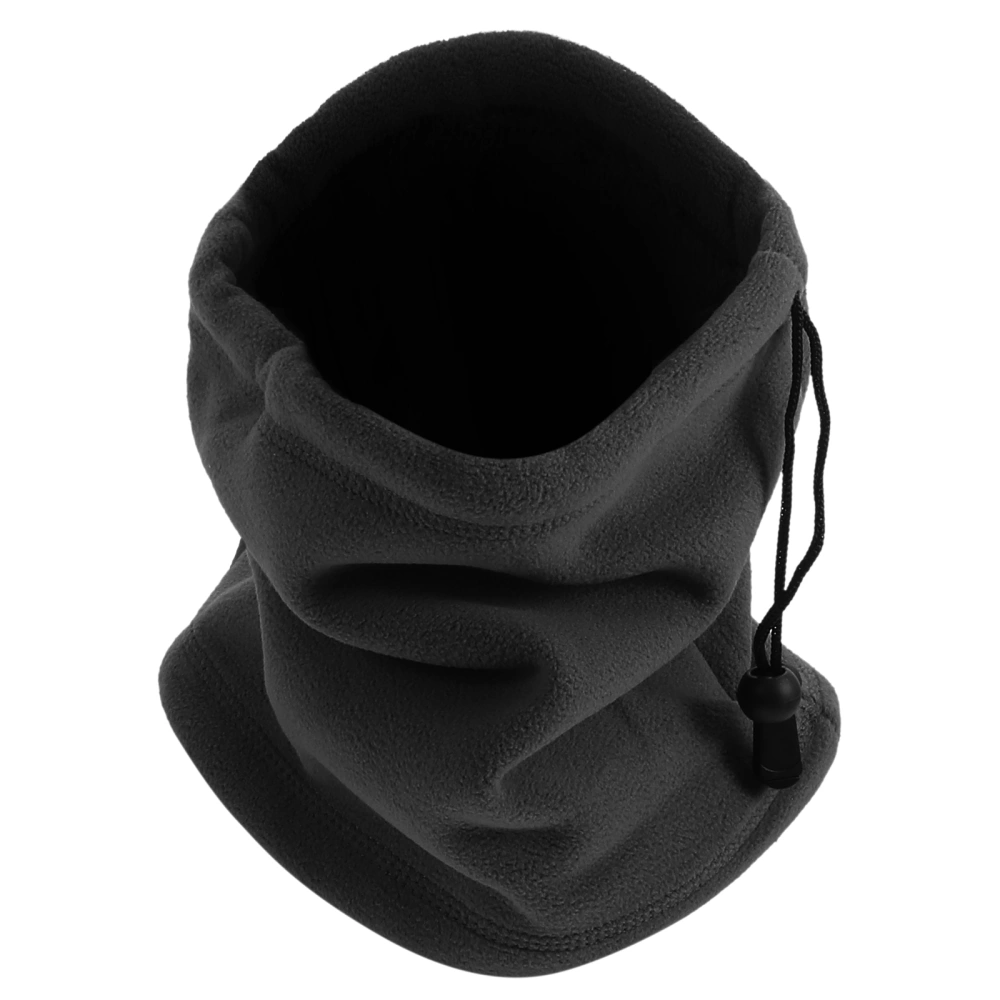 1Pc Warm Neck Cover Simple Neck Sleeve Outdoor Drawstring Neck Protector