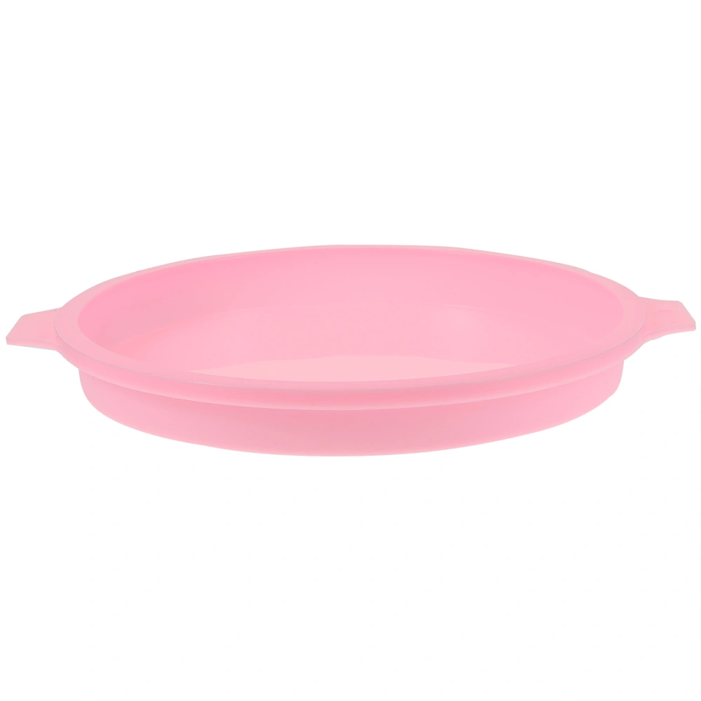 1pc Silicone Cake Mold Round Kitchen Baking Mold Tool for Microwave Oven