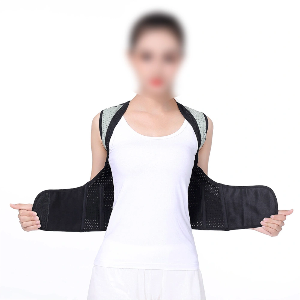 Breathable Hunchback Correction Belt Sitting Posture Corrector Practical Back Strap (Size XS)