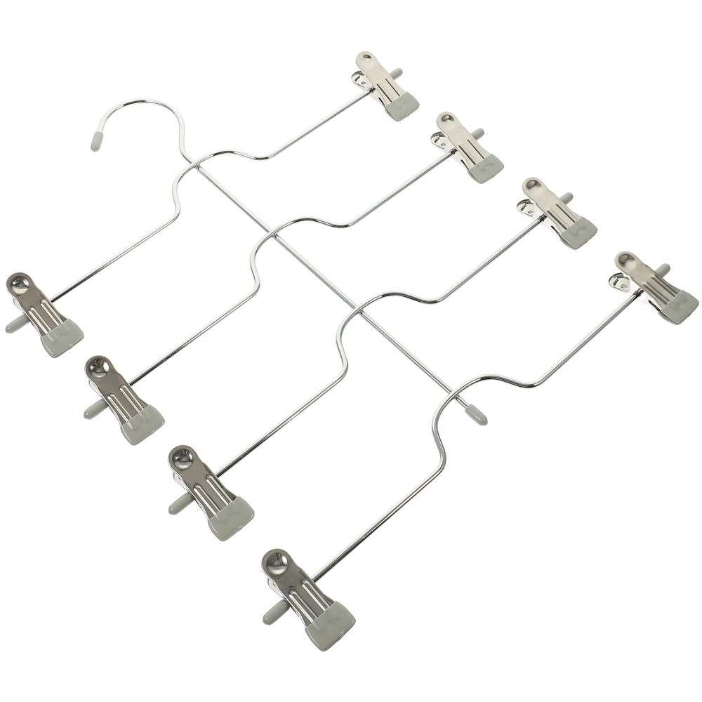 Multi-layers Skirt Hanger Clothes Hanger Metal Hanger for Socks Pants with Clips