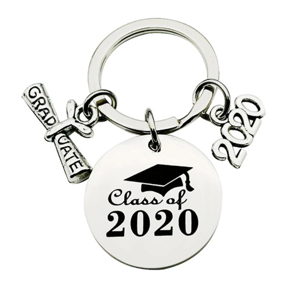 3pcs Graduation Keychains Meaningful Key Holder Exquisite Key Ring Key Decoration Small Gift for Boys Girls Students (Mixed Style)