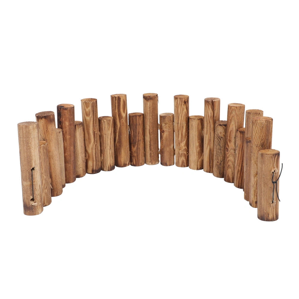 1Pc Anti-corrosive Wood Fence Courtyard Partition Wood Fence for Garden