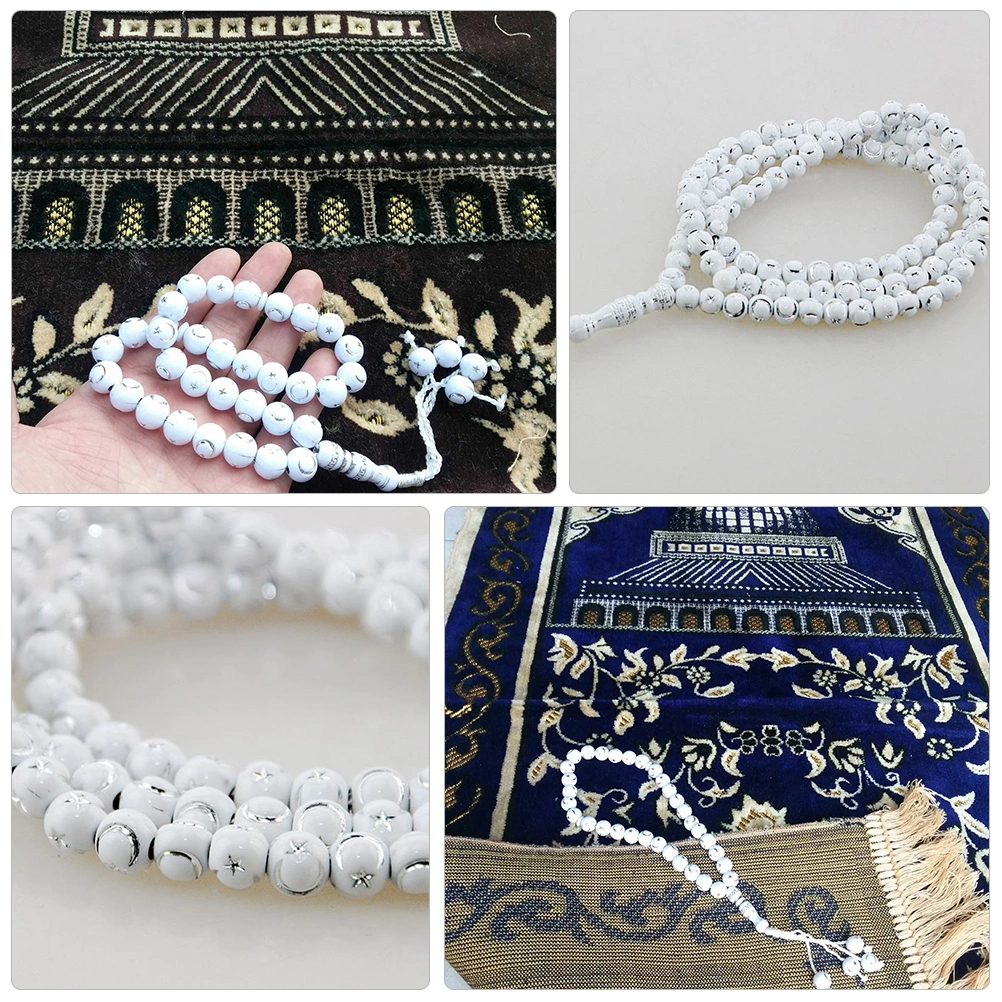 1pc Eid Muslim Festival Beads Bracelet Islamic Prayer Rosary Beads Bracelet