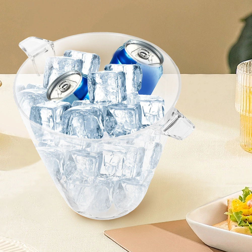 Household Ice Bucket Handheld Champagne Bucket Bar Ice container Ice Cube Bucket