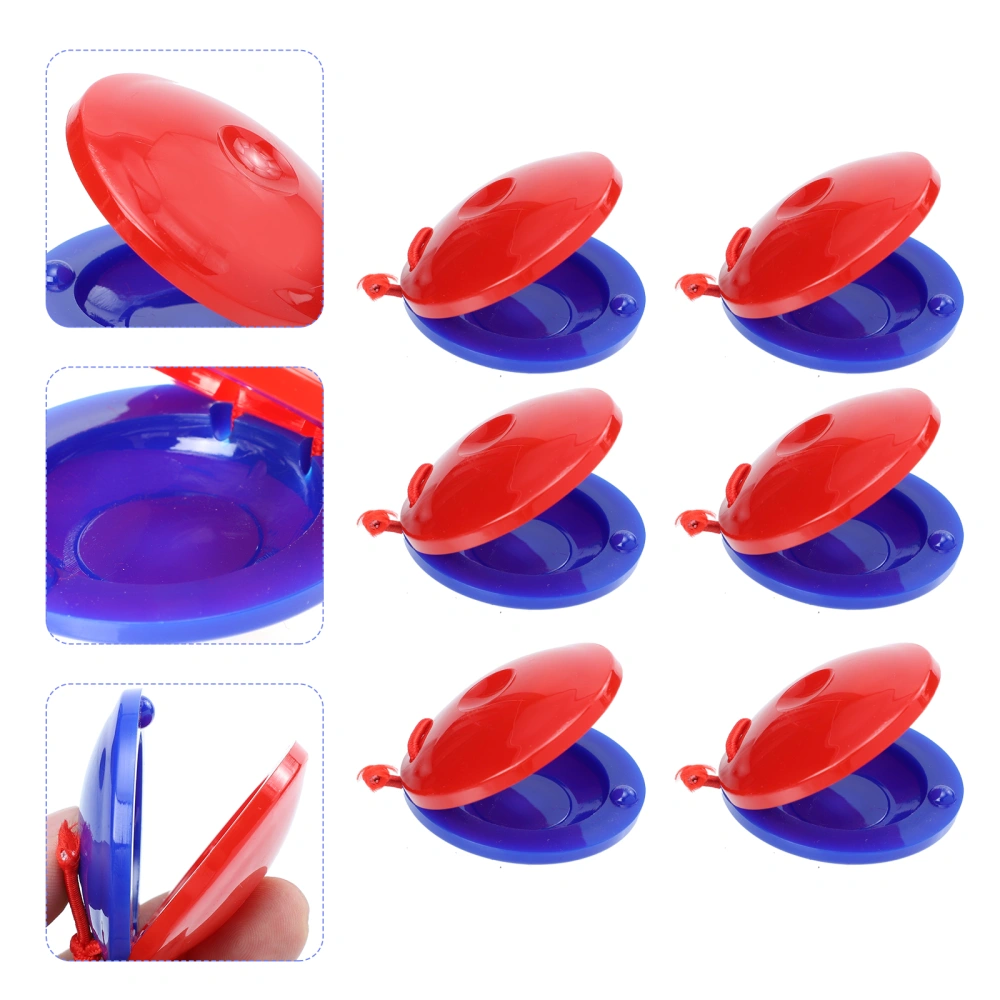 10Pcs Percussion Castanets Toy Kids Education Percussion Toy Music Teaching Aid