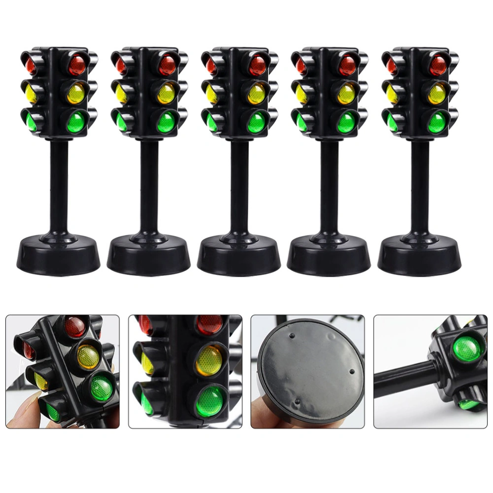 12pcs Traffic Light Toy Crosswalk Light Signal Toy Traffic Light Lamp Decor