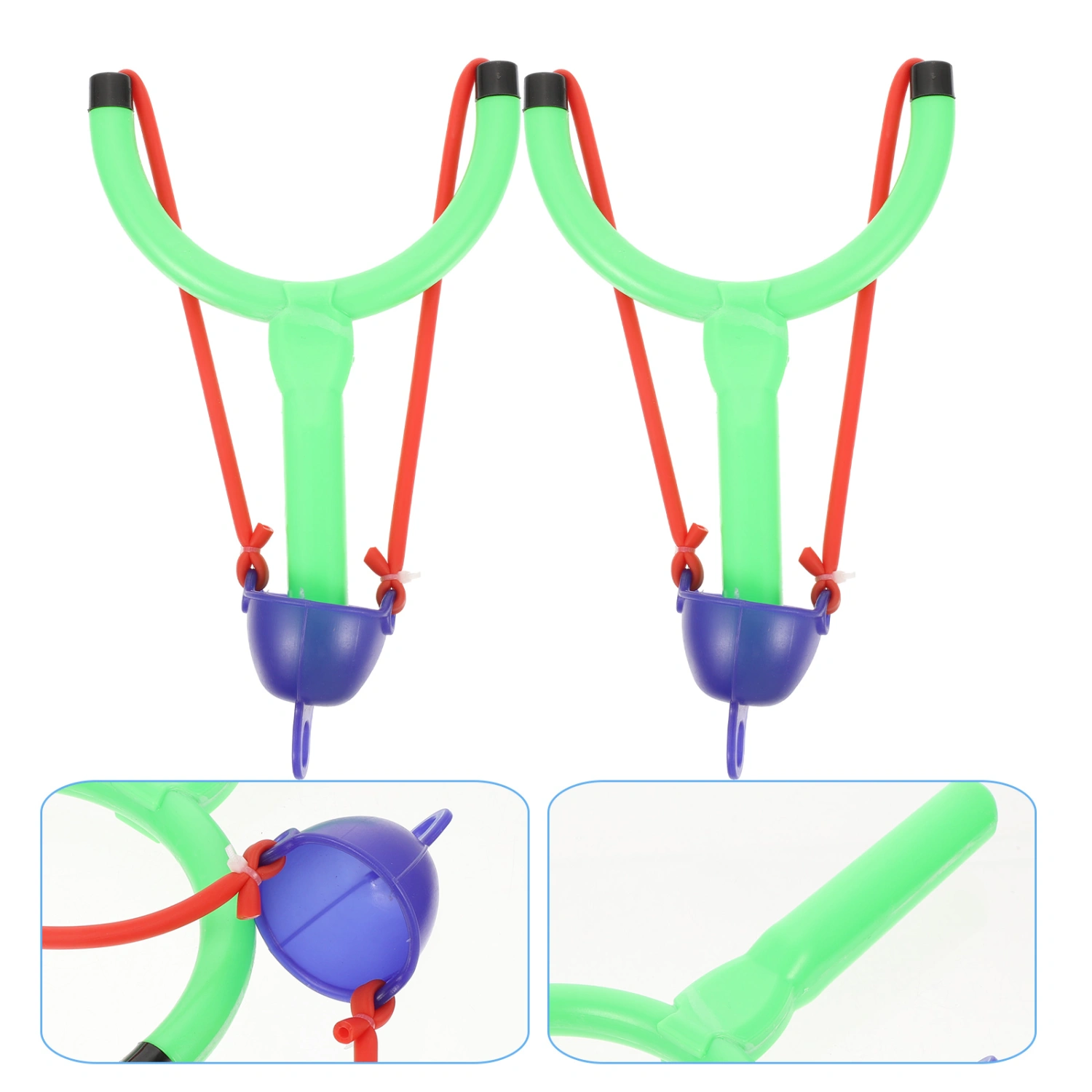 2Pcs Fishing Slingshot Fishing Food Tossing Tool Fishing Slingshot Fishing Supplies