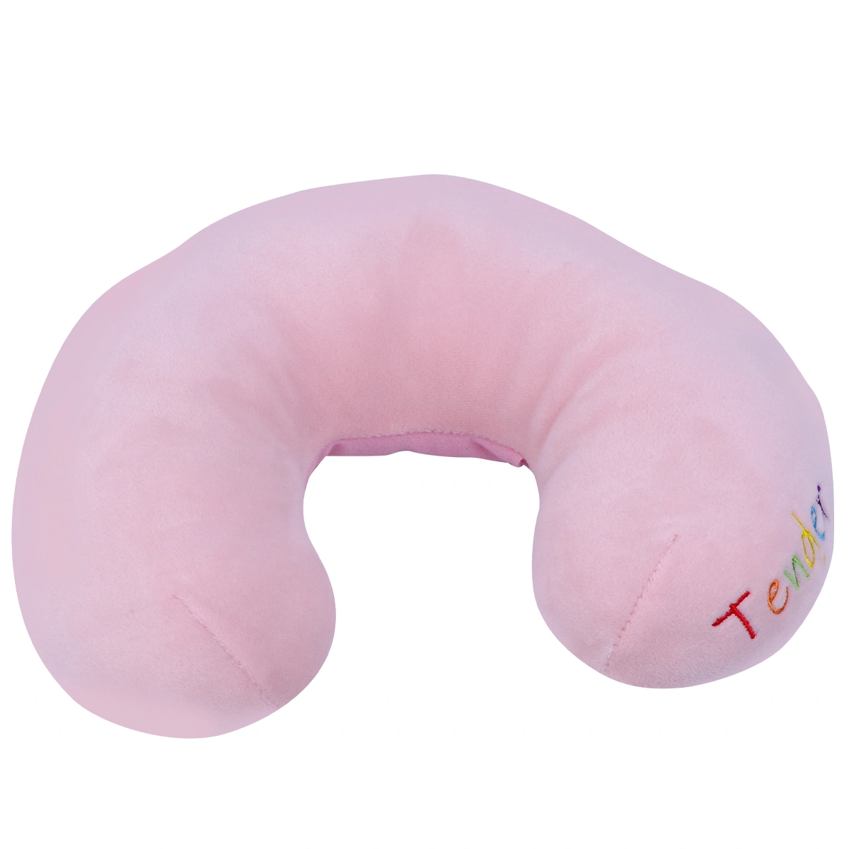 1Pc Neck Protection Pillows U Shaped Memory Pillows Travel Pillow Head Support Cushion Neck Protector for Baby Car Travel (Pink)