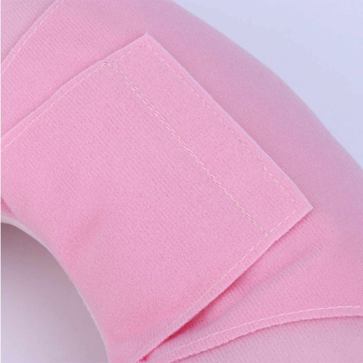 1Pc Neck Protection Pillows U Shaped Memory Pillows Travel Pillow Head Support Cushion Neck Protector for Baby Car Travel (Pink)