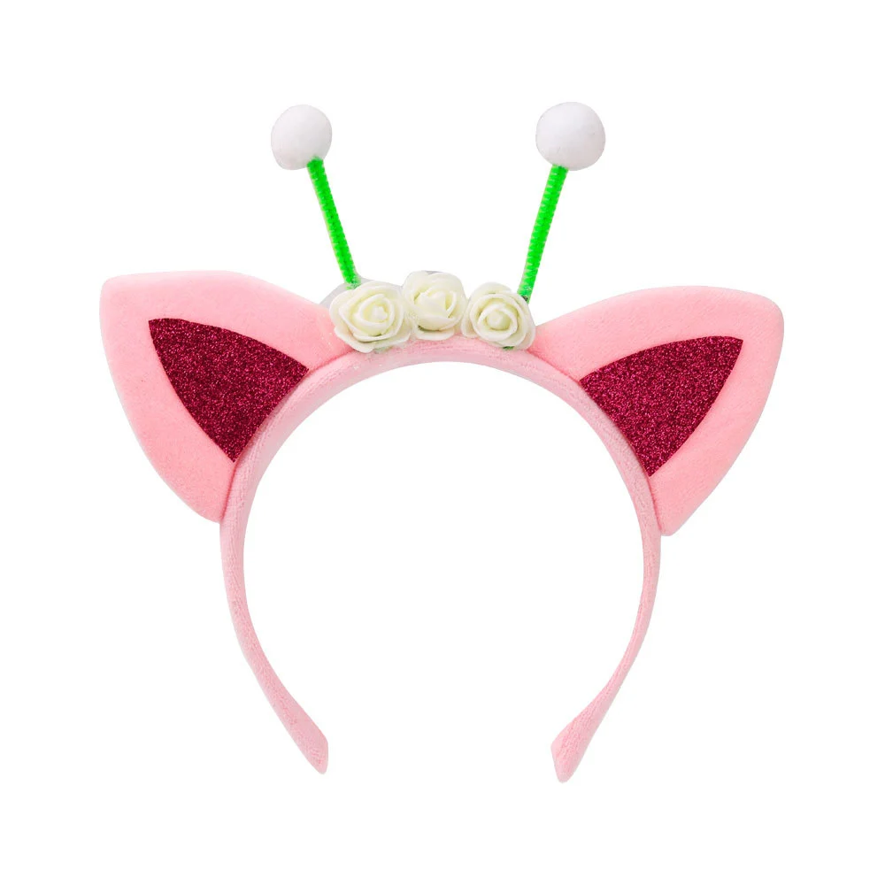 2pcs Animal Ear Headbands Girls Headdress Animal Ears Hair Bands Cosplay Party Hair Accessories